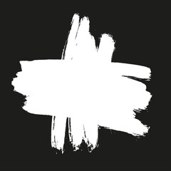 Brush stroke banner.