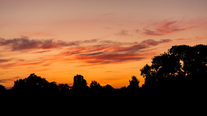 Sunset and clouds from Ni&scaron; fortress