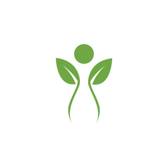 Fototapeta na wymiar Leaf Logo Template vector symbol
