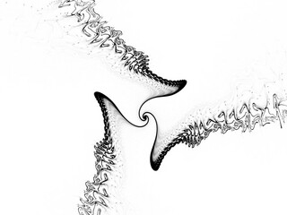 surreal futuristic digital 3d design art abstract background fractal illustration for meditation and decoration wallpaper