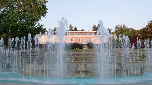 Museum of Yugoslavia, mausoleum of president Josip Broz Tito in Belgrade Serbia