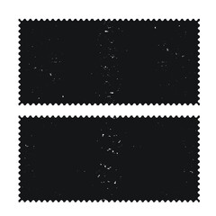 Postage stamps in grunge style. Set of textured postmarks . vector collection of vintage post marks.