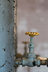 Vintage industrial equipment, gauges, valves, and controls in the original waterworks plant for the city of Columbia South Carolina which initially began service in 1821