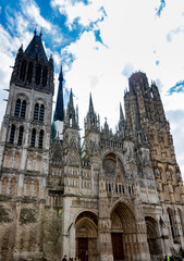 Fototapeta premium 4th century Cathedral of Notre-dame de Rouen in Rouen, Normandy, France