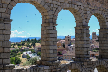 Fototapeta premium aqueduct of segovia