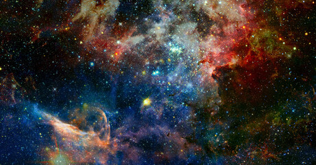 Obraz na płótnie Canvas Deep space. Elements of this image furnished by NASA