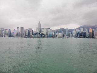 Obraz premium Hongkong Riverside
