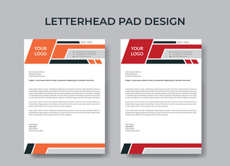 Letterhead Pad Design/Corporate letterhead pad design
