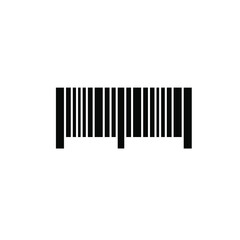 Barcode Icon Vector Logo Template 