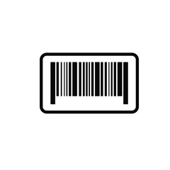 Barcode Icon Vector Logo Template 