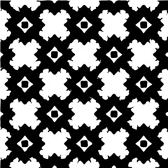 Fototapeta na wymiar Kaleidoscope vector texture black and white eps pattern for your game or background