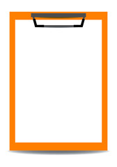 Vector illustration of contract documents folder with stamp and text with signature