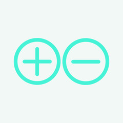 vector illustration of a plane icon