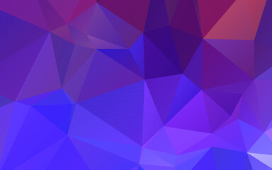 Abstract polygonal blue and purple background . Polygonal Space background with nebula and stars. Vector illustration for poster design. High technology, milky way concept. 