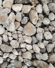 texture of gray stones, gravel