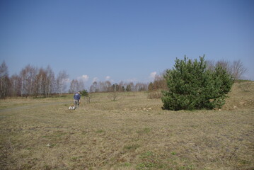 Windkraftpark auf einem alten Militärgelände in Brandenburg