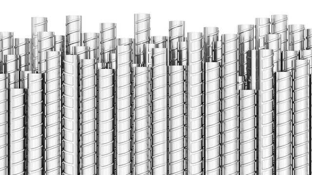 Steel reinforced bars