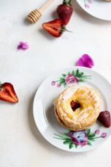 donuts with icing and sprinkles