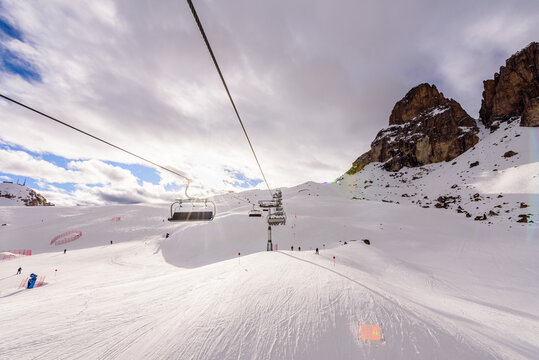 The Sellaronda is the ski circuit around the Sella group in Northern Italy. It lies between the four Ladin valleys of Badia, Gherd&euml;ina, Fascia, and Fodom.