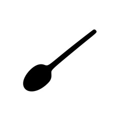 Spoon for serving the table. Vector image.