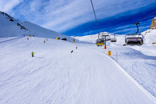 The Sellaronda is the ski circuit around the Sella group in Northern Italy. It lies between the four Ladin valleys of Badia, Gherd&euml;ina, Fascia, and Fodom.