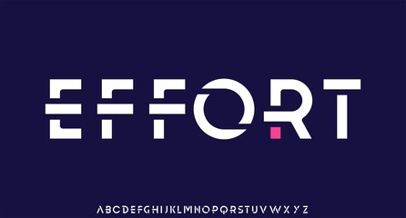 futuristic geometric font display typeface	