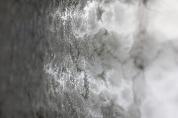 Frozen window. Siberia. -40C