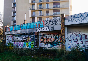 Graffiti &agrave; Lille.