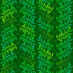 Naklejka na ściany i meble Green seamless pattern 