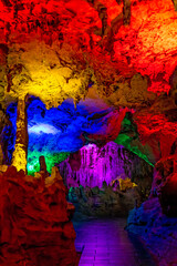 Stunning Huanglong Yellow Dragon Cave
