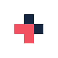 Obraz premium Medical cross icon. Stock vector illustration isolated on white background