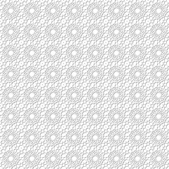 Arabic arabesque seamless pattern with ornament. Holiday black and white background. Design greeting card for Ramadan Kareem, Islamic ornamental detail of mosaic.