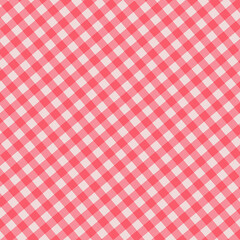 red and white tablecloth