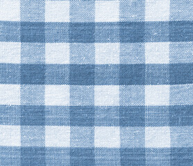 blue plaid fabric