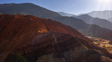 Obraz premium Hill of Seven Colors in Jujuy, Argentina.