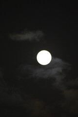 Full moon in the sky