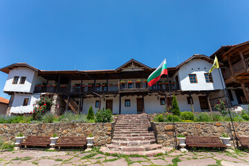 Obraz premium Gigini Monastery-Montenegrin Monastery is located above the village of Gigintsi in Bulgaria.