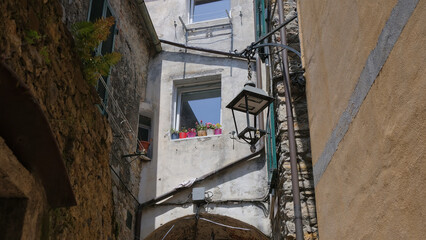 Obraz premium Il villaggio di Montemarcello nel comune di Ameglia, La Spezia