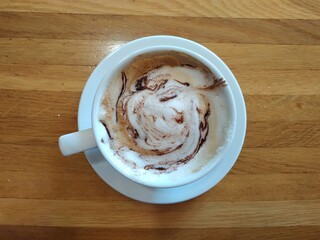 leche con café de Africa