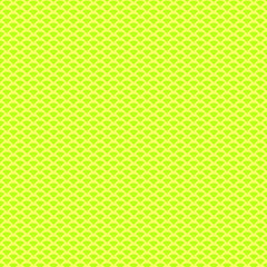 green fish scale with yellow background seamless repeat pattern
