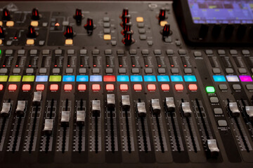 buttons equipment for sound mixer control, equipment for sound mixer control, electornic device