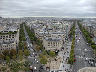 Panorama of Paris from Arc de Triomphe, 2011 (2)