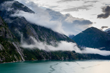 Fog in the fjord