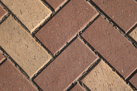 Brick Chevron Pattern