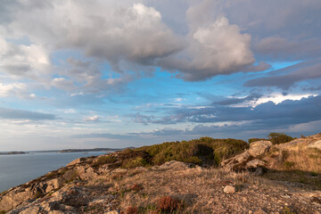 Cloudy sky at Marstrand battery