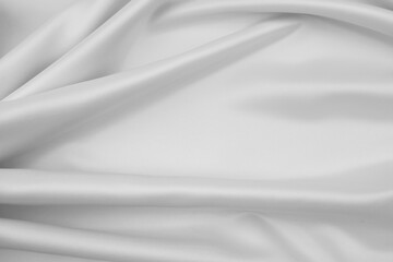 White silk fabric lines