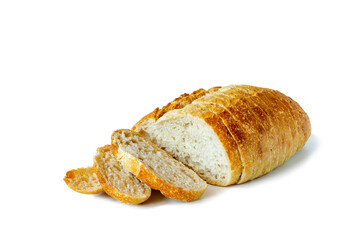 Sliced sourdough bread