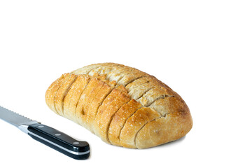 Sliced sourdough bread