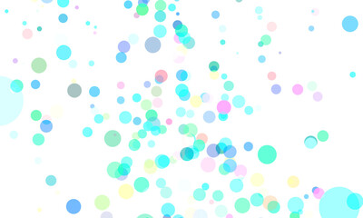 Abstract colored circles background.3D illustration. dots colorful.