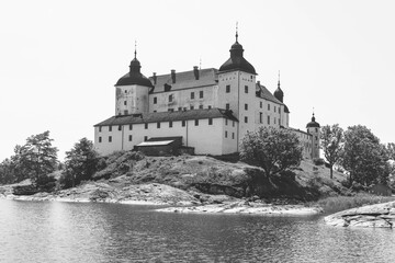 View with Läckö slott in Sweden - 360943105